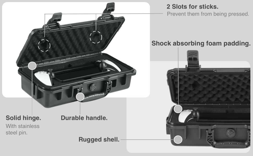 PSP＆ケース Amazon.com: ZENACCE Hard Carrying Case for PS Portal Remote