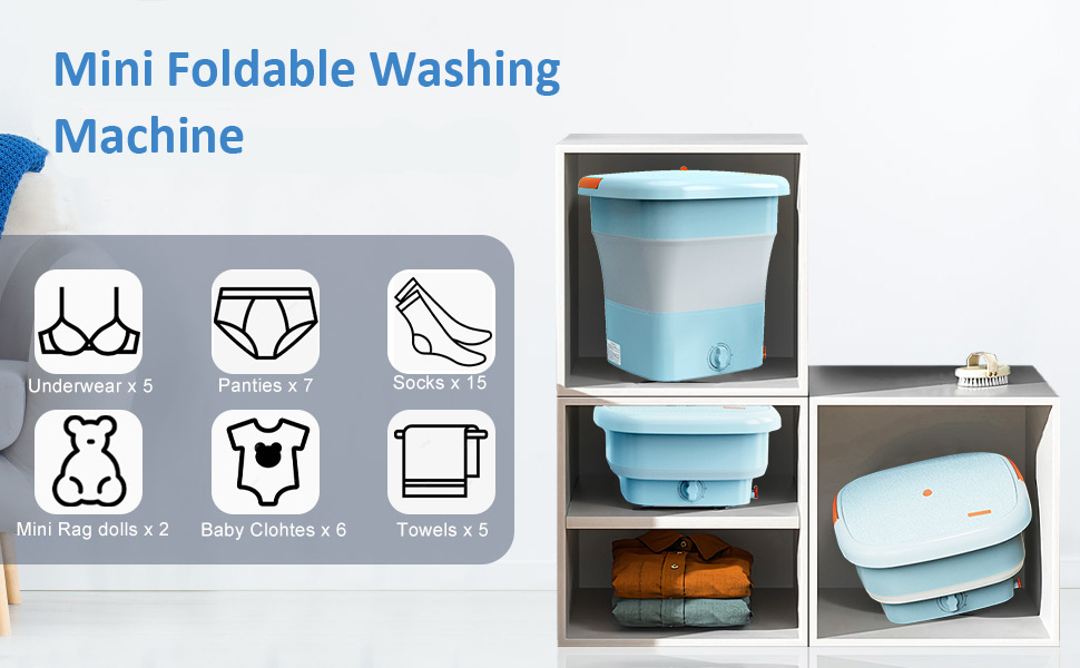 Mini Foldable Washing Machine