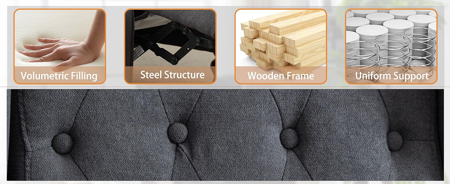 Wingback Recliner Chair with Massage and Heat