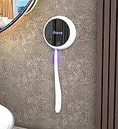 iHave Toothbrush Sanitizer and Holder – UV & Heated Drying, Wall-Mounted Toothbrush Holders, Trav...
