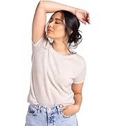 Women’s 100% Pure Cashmere Crew Neck Short Sleeve Sweater – Essential Classic Pullover Tee
