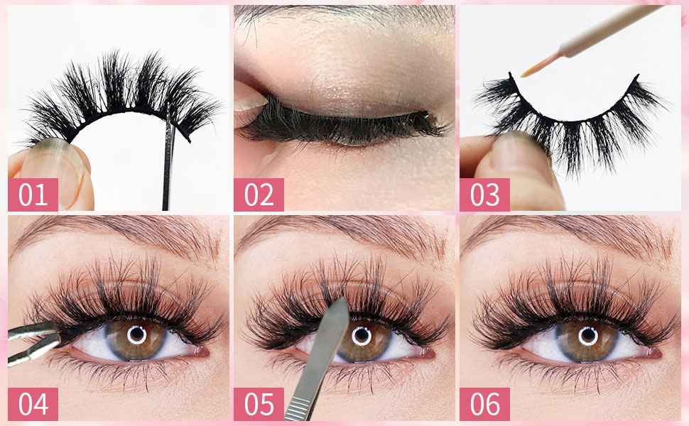 IFLOVEDEKD Russian Lashes 10 Pairs Russian Strip Lashes