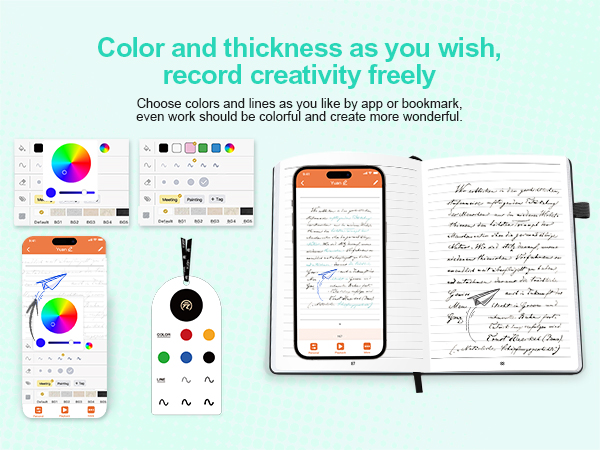 digital writing pad electronic planner digital notebook for note taking sync book