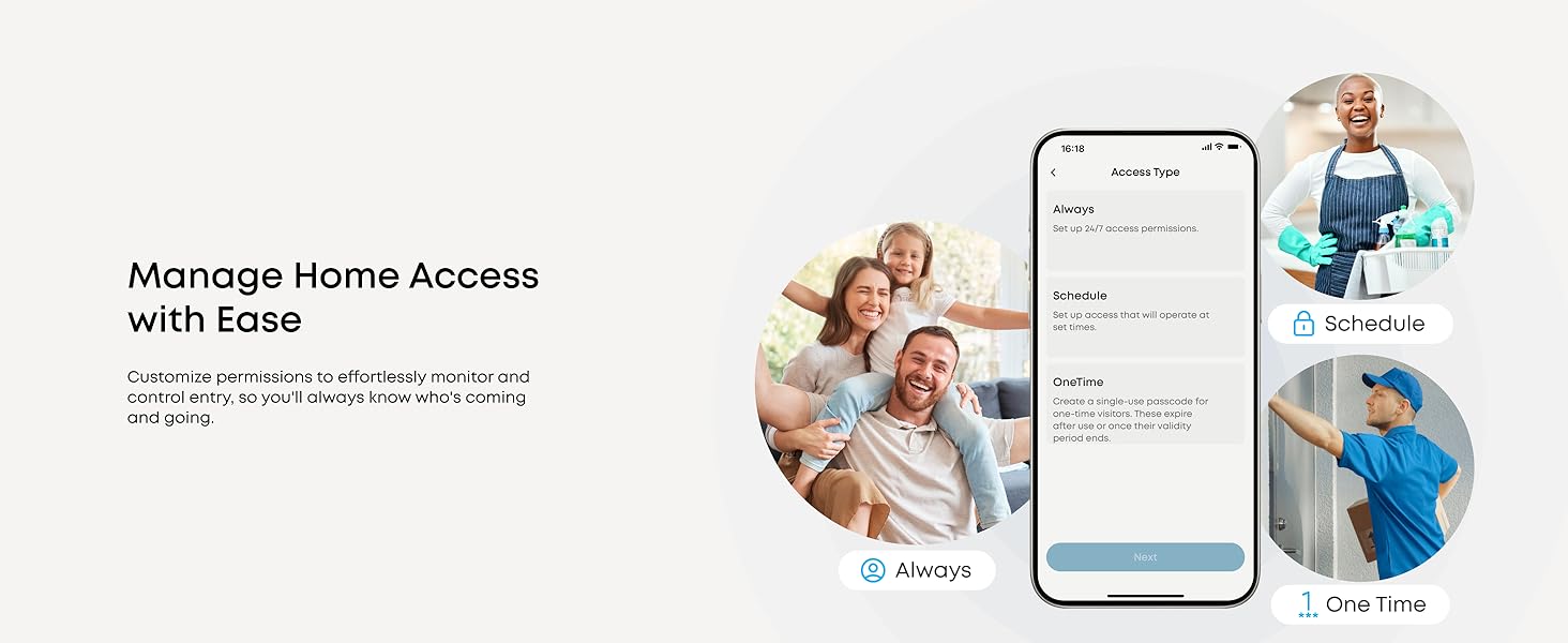 eufy with home access management try schedules
