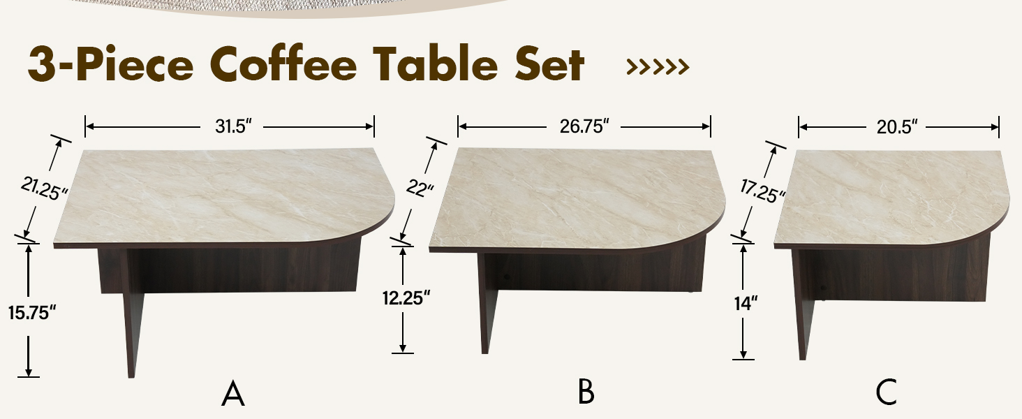 coffee table set
