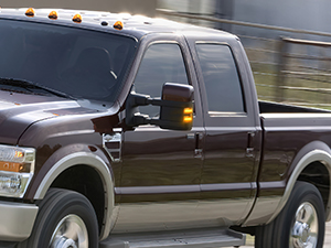 Side Mirror Marker Light Switchback Amber Turn Signals Light White Parking Light