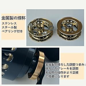 Amazon | チヌリール luckykuma 石鯛リール 筏リール カセ釣り
