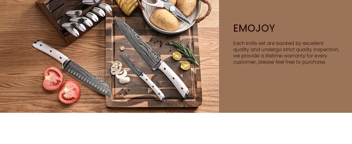 18-Pieces Kitchen Knife Set