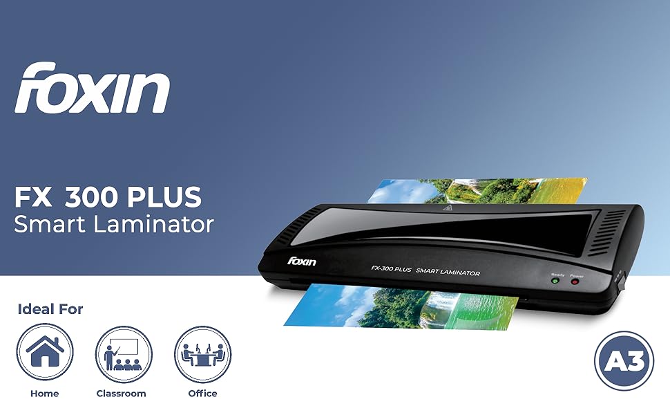 Foxin FX300 Plus Smart Lamination Machine with Jam Release Control