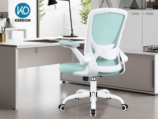 Ergonomic Office Chair, KERDOM Breathable Mesh Desk Chair