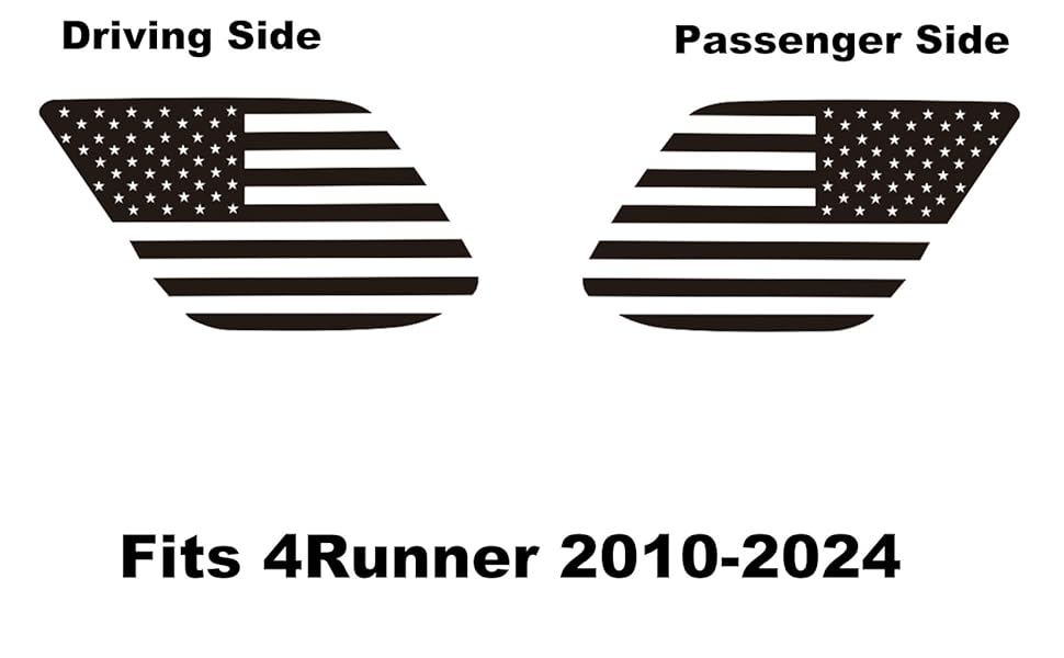 4Runner flag decal