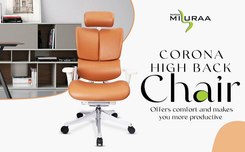 NXTGEN MISURAA Imported Corona High Back Ergonomic Office & Home Chair