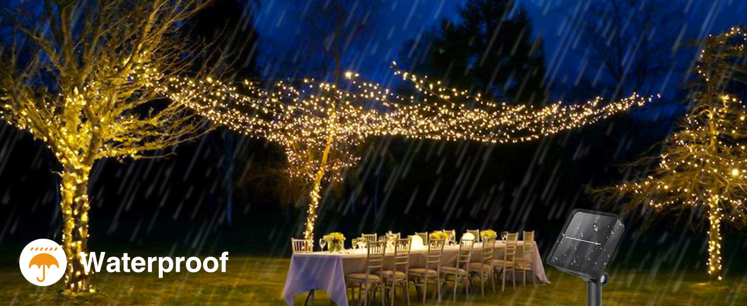 solar fairy lights for outside