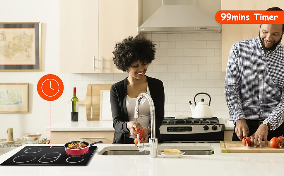 5 burner electric stove