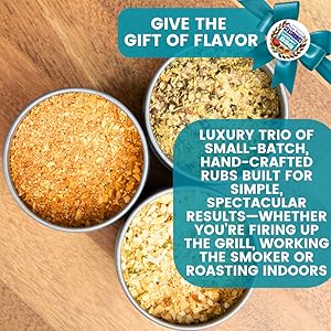 럭셔리 바베큐 하우스 예비 향신료 | 3개들이 선물 패키지