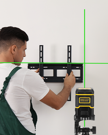 laser level for picture hanging