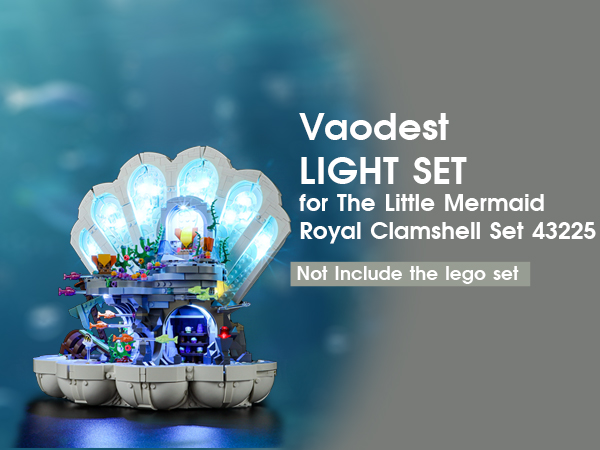 Amazon.com: Vaodest LED Light for Lego Disney 43225 The Little