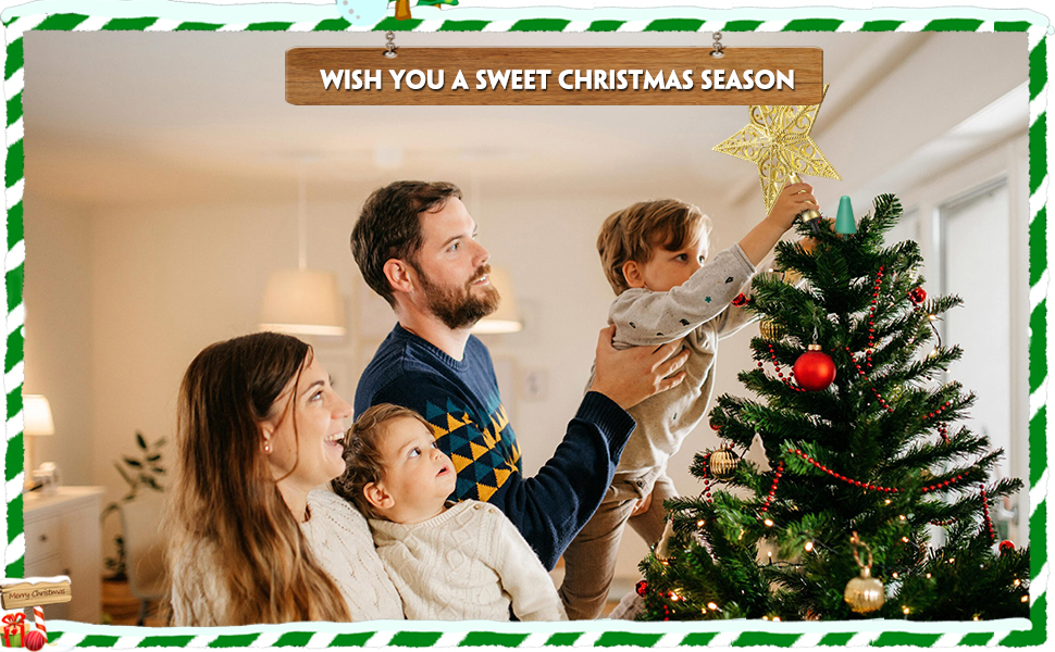 Christmas Tree Topper Holder Stabilizer, 4 PCs Universal