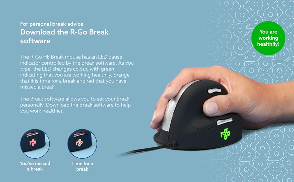 R-Go HE 左手用ワイヤレスマウス 本体 Amazon.com: R-Go HE Vertical Ergonomic Mouse, Wireless