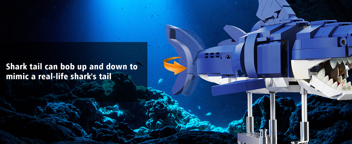 sea animal building block