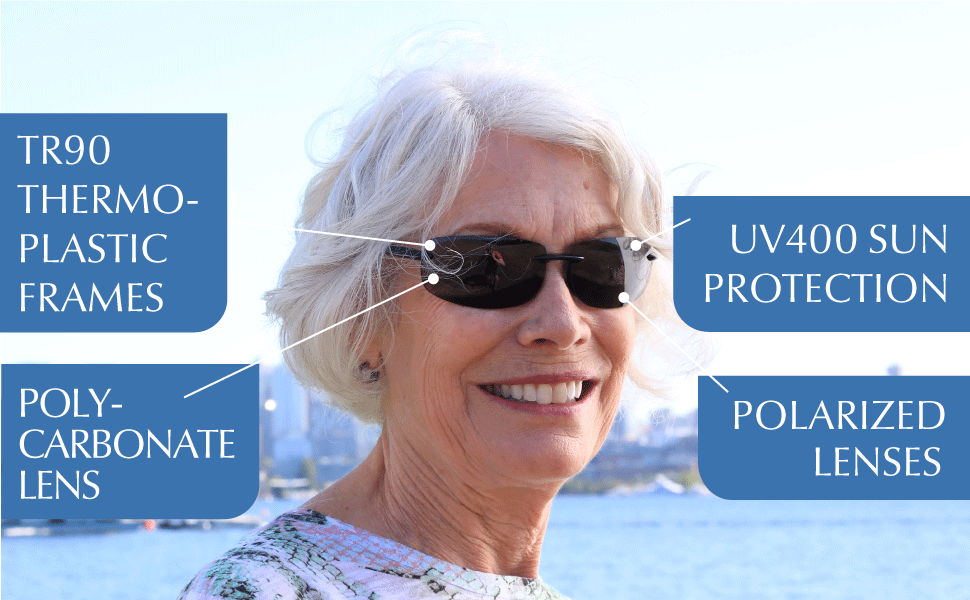 In Style Eyes Lovin Mawi Wrap Around Bifocal Sunglasses