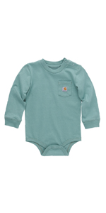 その他 Kids' Long-Sleeve Pocket Bodysuit Amazon.com: Carhartt Kid's CA5001 Long-Sleeve Pocket