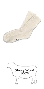 Amazon | [TOD Socks LLC] モンゴル シープウール (羊毛) 100