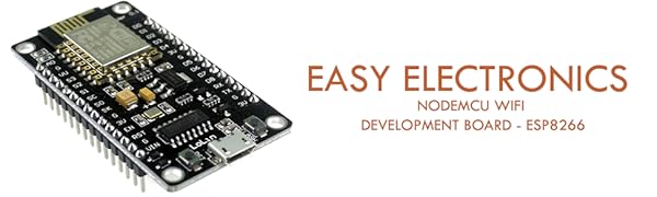 Easy Electronics NodeMcu WiFi Development Board - ESP8266 : Amazon.in ...
