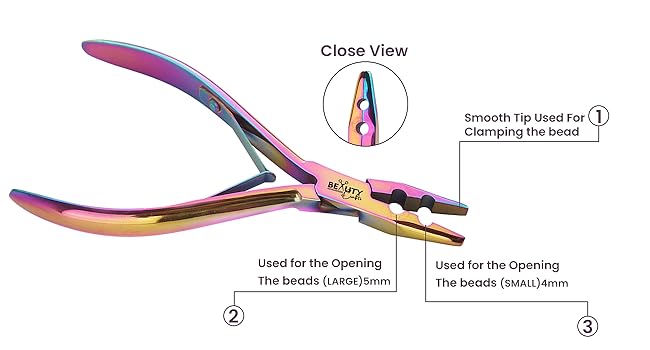 hair extension pliers hand tied microlink tool kit