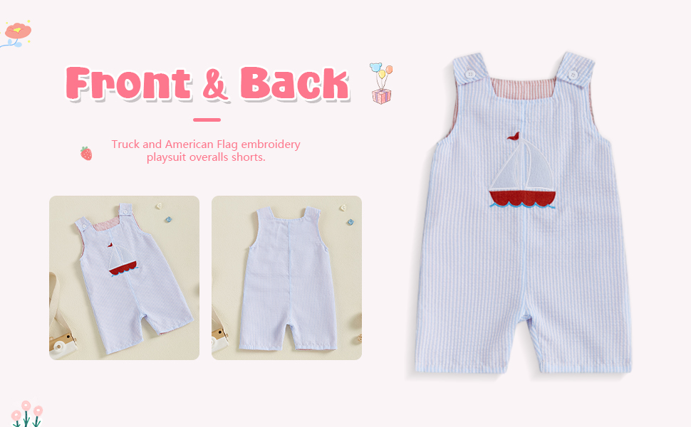 Newborn Baby Boy Girl Clothes Stripes Sleeveless Romper... 3