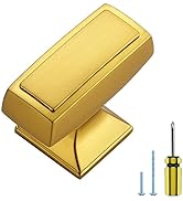 JOY DECOR 15 Pack Gold Drawer Knobs Single Hole Kitchen Cabinet Knobs, Solid Dresser Knobs for Ca...