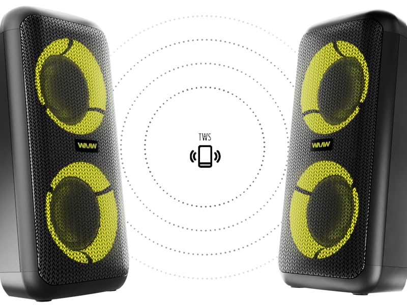 caixa de som bluetooth infinite 200 waaw by alok