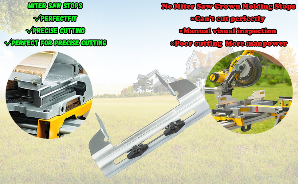 BiLLNE Miter Saw Crown Stops DW7084 Compatible With Dewalt Miter Saw DW703, DW706, DW708, DW712