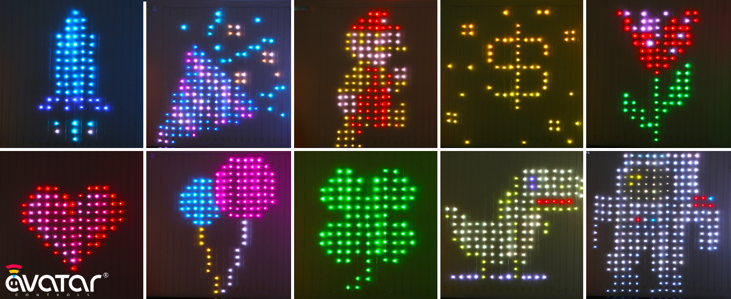 smart curtain lights