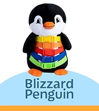 Blizzard Penguin Stuffed Animal Montessori Learning Activity Toy Counting Color Recognition