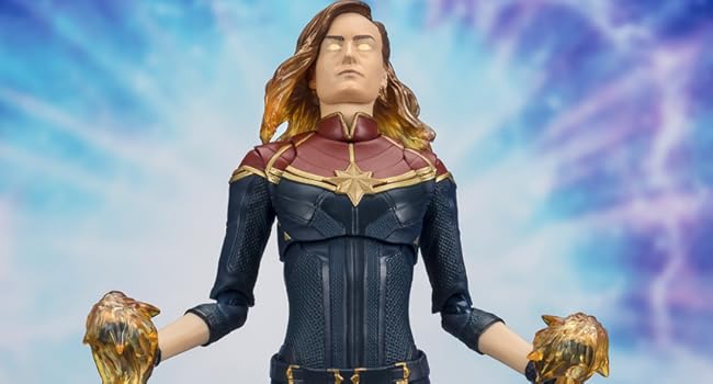 (未使用･未開封品)S.H.フィギュアーツ キャプテン・マーベル 約150mm PVC&amp;ABS製 塗装済み可動フィギュア Amazon.co.jp: TAMASHII NATIONS S.H.フィギュアーツ キャプテン