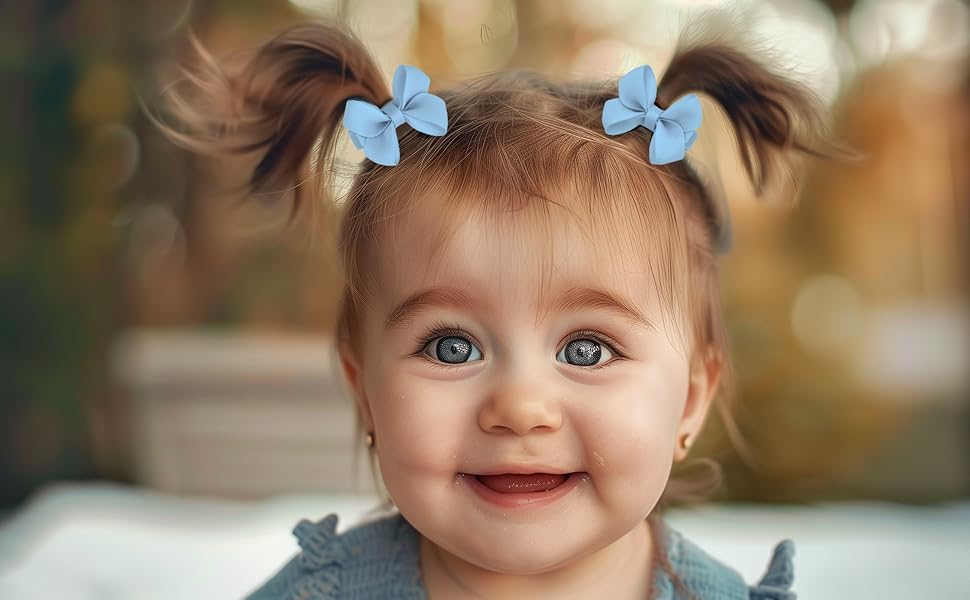 baby hair bows for pigtails