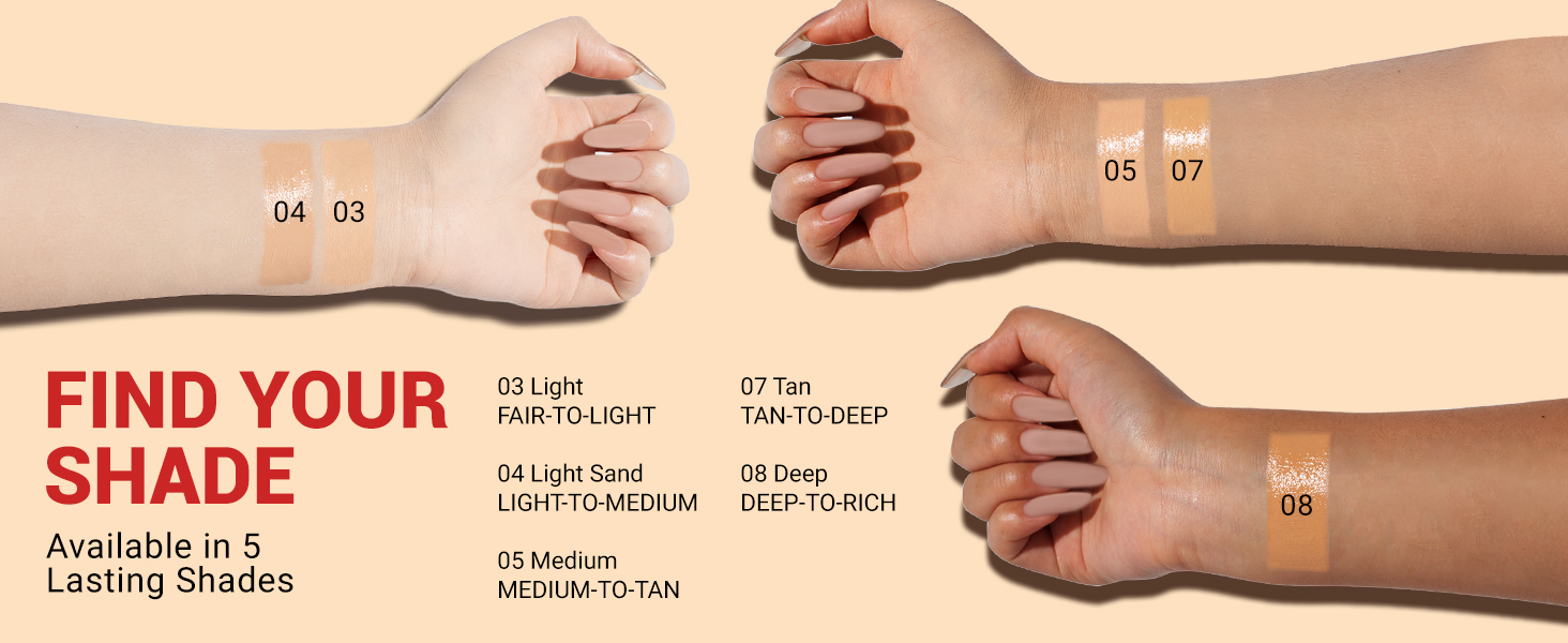 All-Day Lock Liquid Concealer Makeup, Oil-Control and Transfer-Resistant