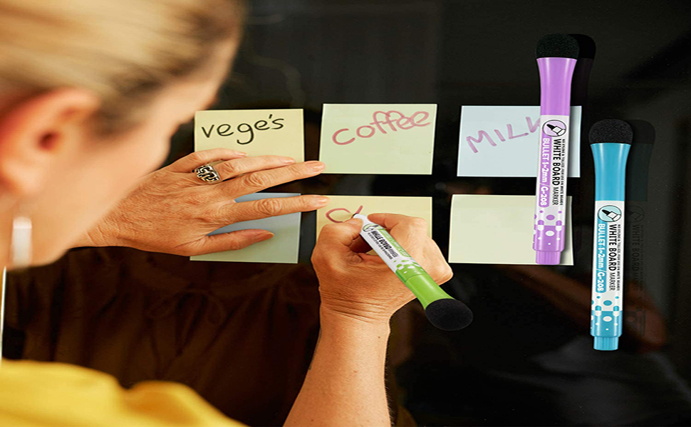 Store2508 Dry Erase Whiteboard Markers & Whiteboard Dusters