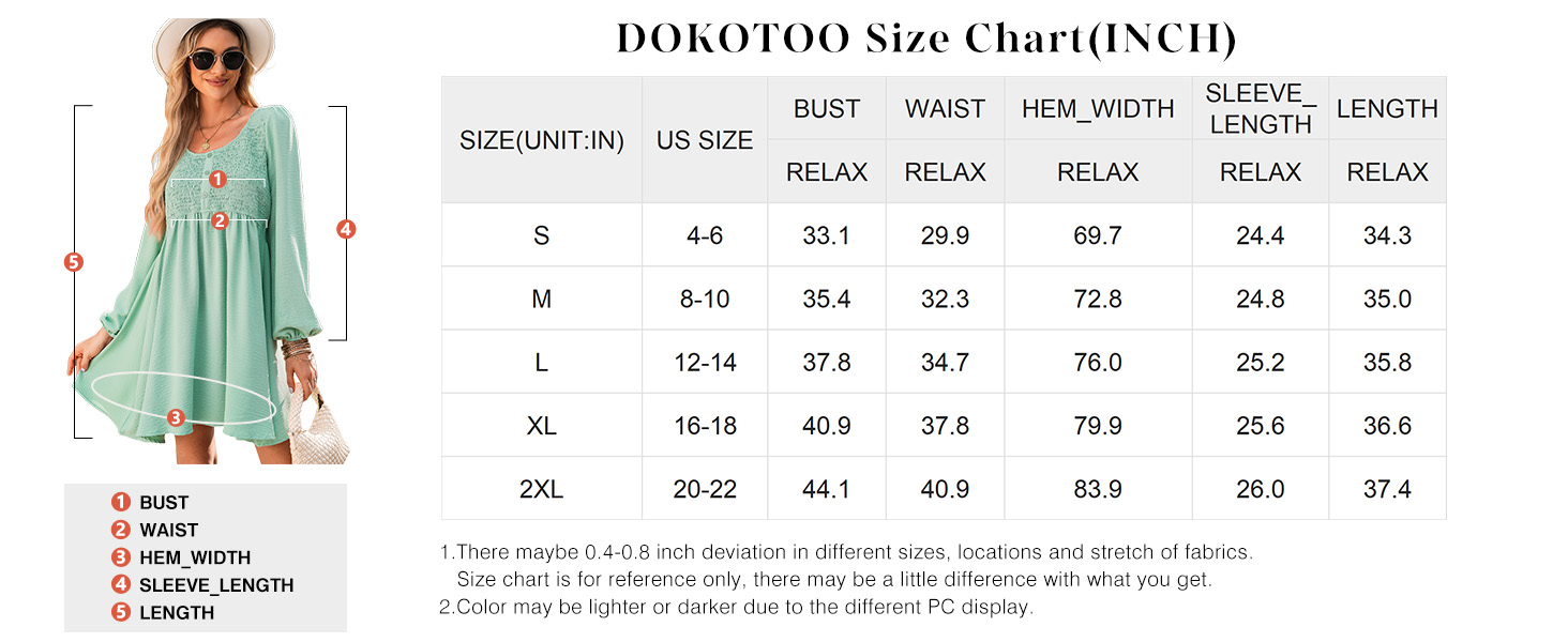 Dokotoo womens dresses casual
