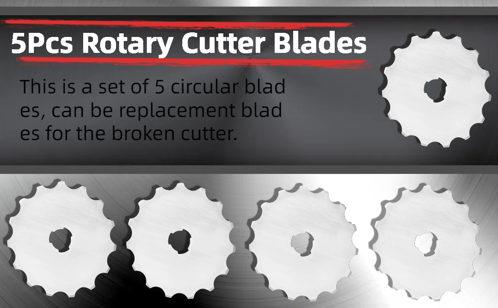Skip Stitch Blade 5Pcs Rotary Cutter Blades 45mm