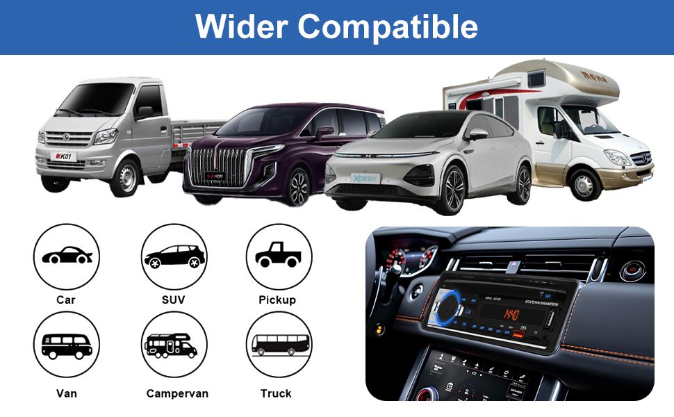 Car Stereo Single Din