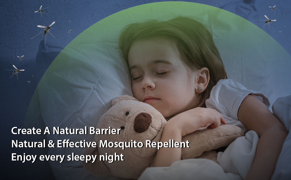 KINGFAC Mosquito Repellent Outdoor Patio 25 Packs Mosquito