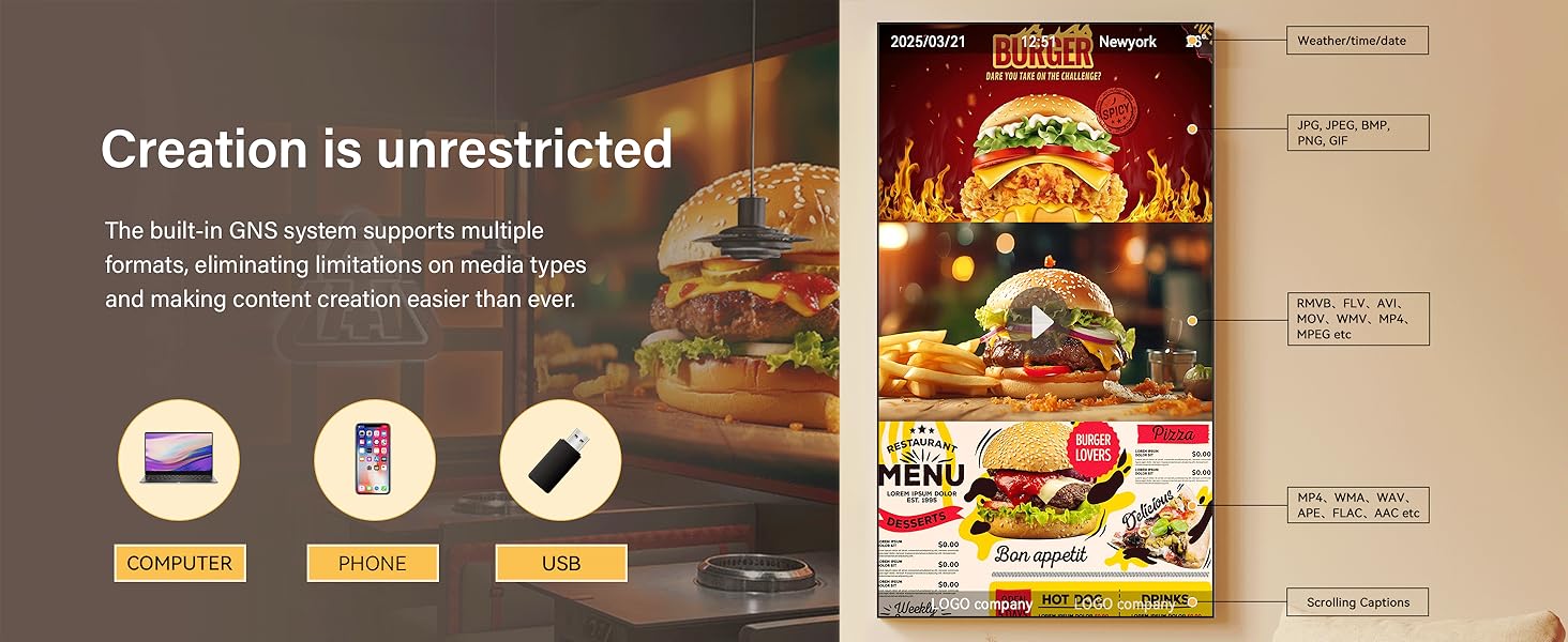 commercial vegetable display