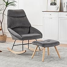 rocking chair,rocking chair for nursery,rocking chair with footstool,rocking chair with footrest