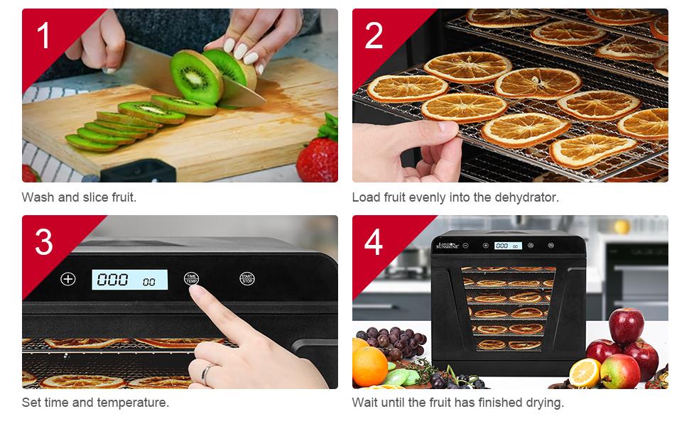 London Sunshine Food Dehydrator, 6 Stainless Steel Trays