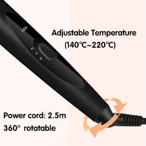 Adjustable temperature and power cord