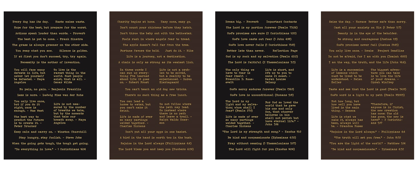 Diuhofart Quote and Sayings with Bible Verses Stickers for