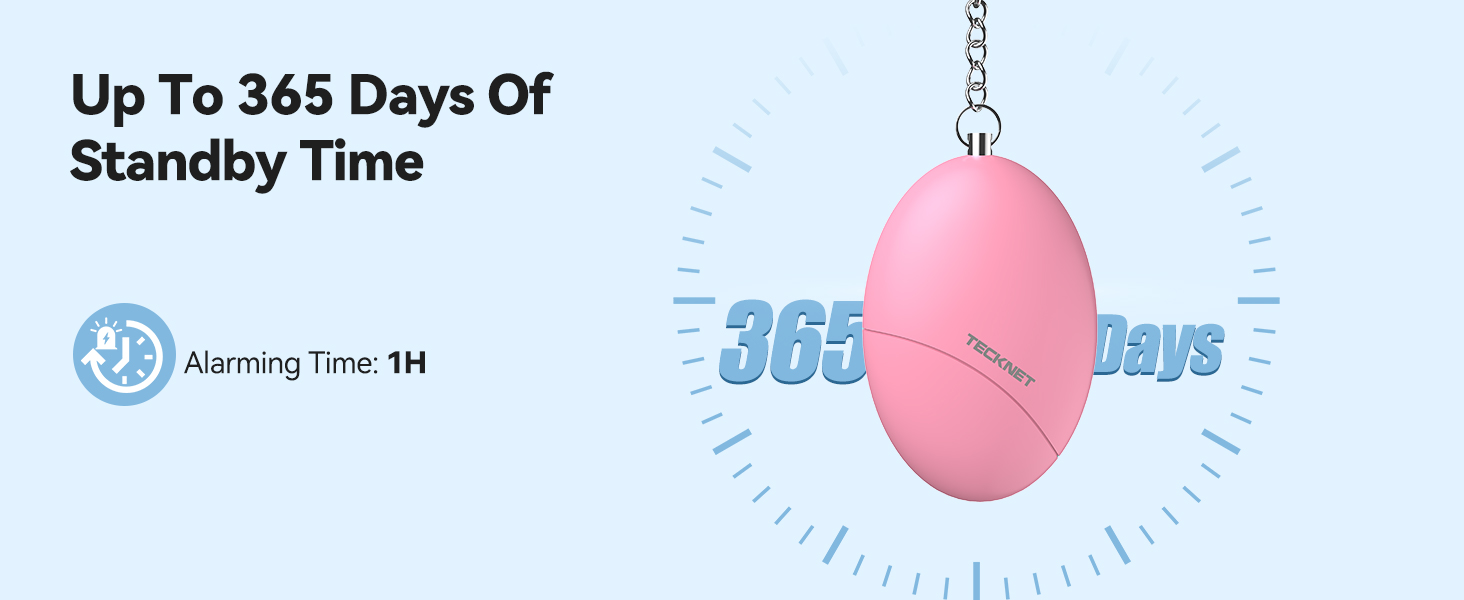 alarm keychain for women