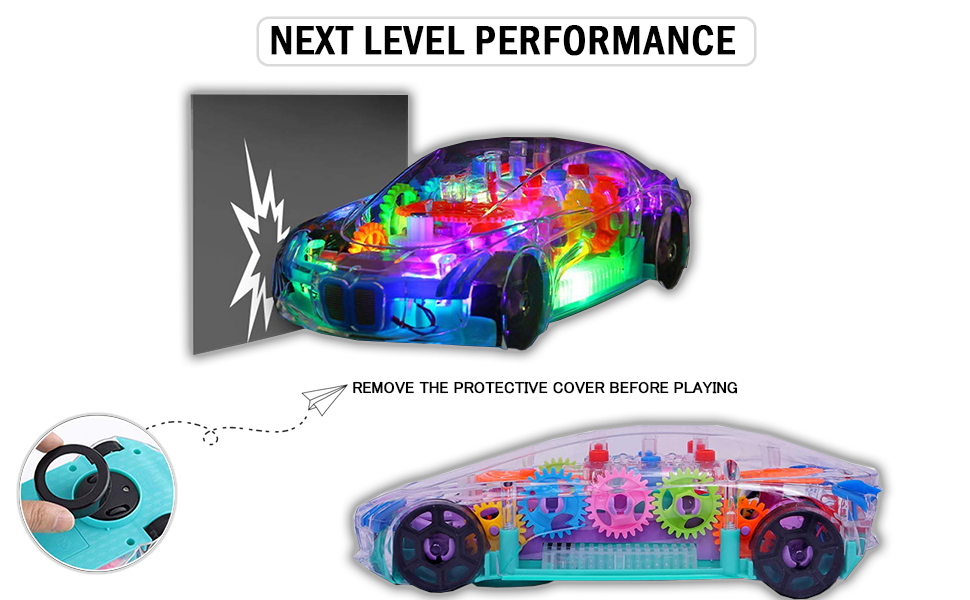 Transparent car 3D Concept Super Car Toy SPN-MX9E8